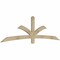 Ekena Millwork Davenport Rough Sawn Timber Gable Bracket, Douglas Fir, 96"W x 28"H x 2"D x 4"F, 7/12 Pitch GBW096X28X0204DAV00RDF - alternate 3